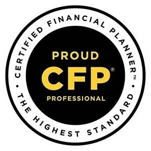 Badge that reads, "Proud CFP Professional"